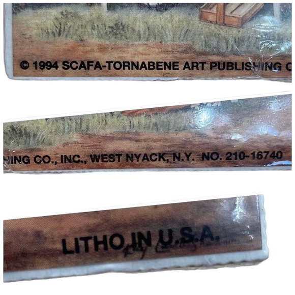 1994 Unopened Vintage SCAFA-TORNABENE ART Print of Uncle Joe’s Trading Post - Picture 4 of 9